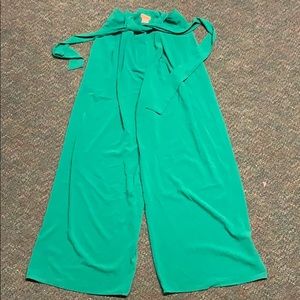 High wasted wide leg pants